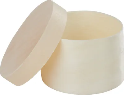 Produktbild von VBS Holz-Spanschachtel,rund, Ø6, H4cm