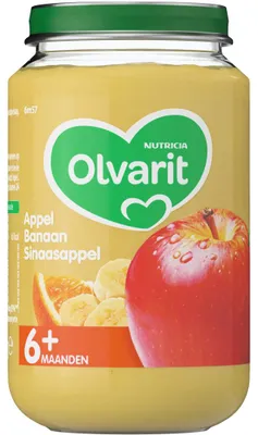 Productafbeelding van Olvarit Appel banaan sinaas 6M57 (200 gr)