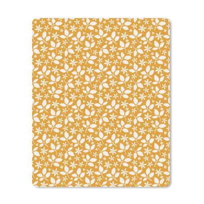 Obrázok produktu pre Podložka pod myš - Vzory - listy - kvety - 19x23cm - Rohožka pod myš
