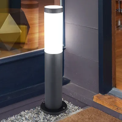 Produktbild von LED Sockelleuchte, Edelstahl anthrazit, Höhe 45 cm