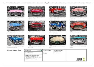Produktbild von Classic Dream Cars (Wandkalender 2026 DIN A2 quer), CALVENDO Monatskalender
