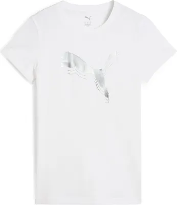 Zdjęcie produktu dla Puma ESS METALLIC Tee - biały, Rozmiar:XL