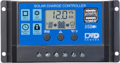 Zdjęcie produktu dla Regulator ładowania PWM 30A 12V/24V 2xUSB