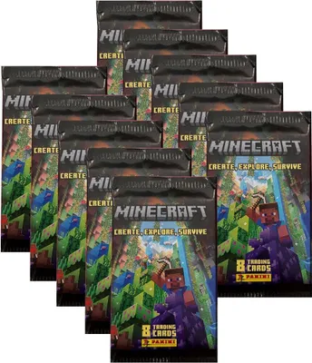 Obrázek produktu pro Minecraft - Create Explore Survive Serie 3 Trading Cards - 10 Boosterů