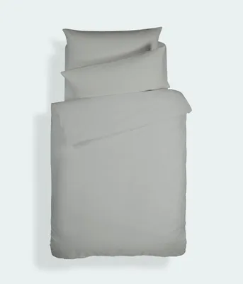 Obrázek produktu pro Solidchoice – Sada povlečení tmavě šedé barvy, rozměr 105 cm, vyrobená ze 100% bavlny percale