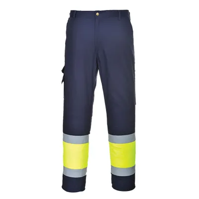 Immagine prodotto di Pantaloni ad alta visibilità "E049" - Portwest Yellow/Navy M