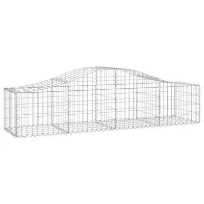Immagine prodotto di vidaXL Gabbione ad arco alto 200x50x40/60 cm Ferro zincato