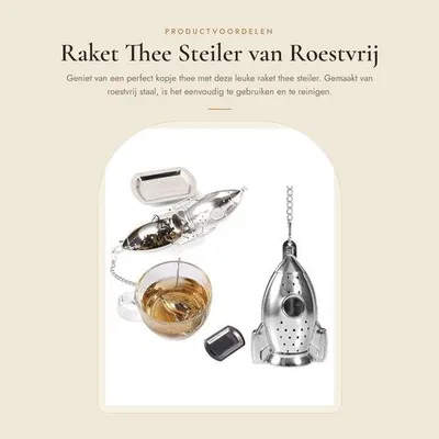 Produktbild von Raketentee aus Edelstahl