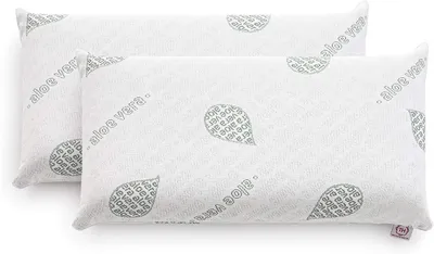 Obrázok produktu pre Vankúš z pamäťovej peny 60 x 36 x 12 cm, 2 ks, ergonomický, na spanie