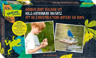 Produktbild von Holz-Katamaran Bausatz Nature Zoom