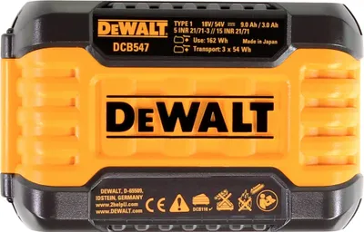 Produktbild von DeWalt Flexvolt DCB118X3-QW Starter-Set 3xAkku 54V /162 Wh