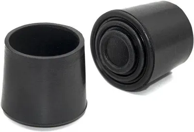 Produktbild von Famanu Antirutsch-Stuhlbeinschoner - Schwarz Rund 32mm - 4 Stück