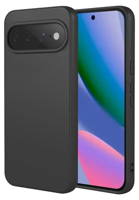 Productafbeelding van MobyDefend Hoesje - Geschikt voor Google Pixel 11 - Matte Siliconen Backcover - Zwart
