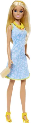 Produktbild von Barbie Fashionistas Moden und Puppe, Moden und Accessoires zum Kombinieren, Puppenzubehörset, 3 Jahr(e), 120 g