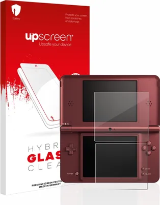 Produktbild von upscreen Schutzglas für Nintendo DSi XL Schutzfolie Panzer Folie Glas Display Schutz klar