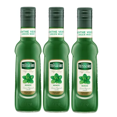 Produktbild von Mathieu Teisseire Getränke-Sirup Pfefferminz 0,25L (3er Pack)
