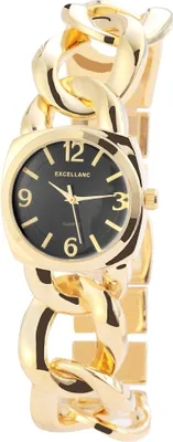 Produktbild von Excellanc Damenuhr mit Metallkettenarmband