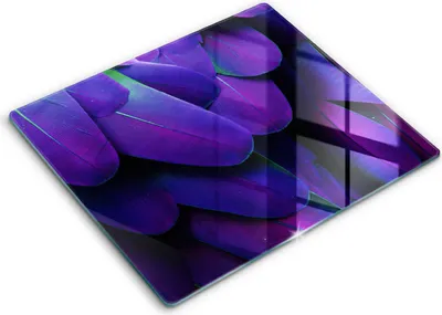 Produktbild von Abdeckung Glas - Küchenabdeckung - 60x52 cm - Abdeckplatte -Neonfedern
