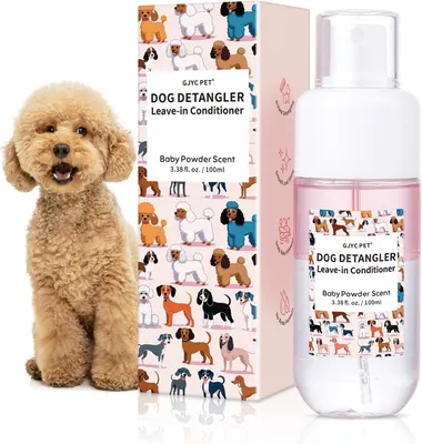 Produktbild von Dog Detangler Spray 100 ml, Entwirr- und Entfilzungsspray, Kokosöl und Jojobaöl, für Hunde Pflege