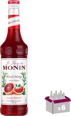 Image de Lot de 6 Sirop Monin - Orange sanguine - 70cL