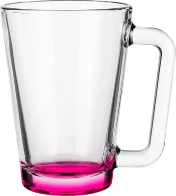 Produktbild von Glastasse Colour Spring 250 ml pink