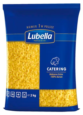 Zdjęcie produktu dla Lubella Catering Makaron kolanka ozdobne 2 kg