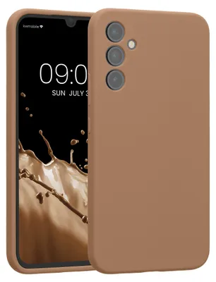 Produktbild von kwmobile Hülle kompatibel mit Samsung Galaxy A34 5G - Hülle Silikon gummiert - Handyhülle - Handy Case in Cappuccino