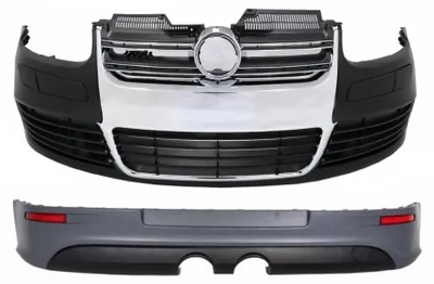 Image de Kit carrosserie pour VW Golf V 5 (2005-2007) : grille de pare-chocs au design R32.