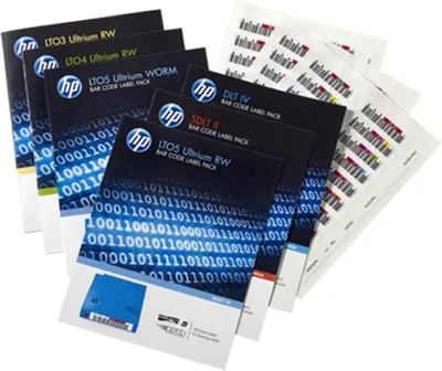 Image de HPE LTO-7 Ultrium RW Pack d'étiquettes code-barres