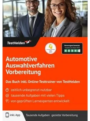 Produktbild von Automotive Auswahlverfahren Vorbereitung: Das Buch inkl. Online-Testtrainer von TestHelden