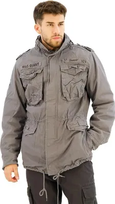 Productafbeelding van Brandit M65 Giant jas, grijs, heren, maat 6XL, kleur: grijs, maat: 6XL