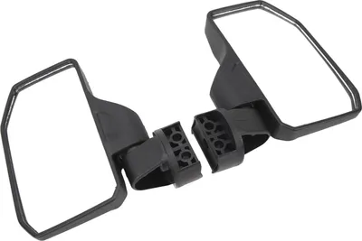 Zdjęcie produktu dla lusterko wsteczne 2PCS Szerokie, przezroczyste, regulowane, czarne lusterko boczne do motocykla ATV UTV