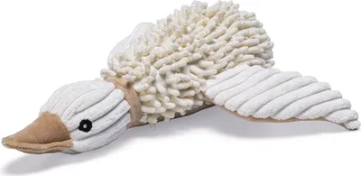 Immagine prodotto di Gioco per cani beeztees Eco Toy Duck Jago 33 x 33 x 9 cm bianco 100% materiale riciclato