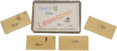 Obrázok produktu pre Vzdelávacia hra na čítanie č. 1, nemčina (24 jednotlivých hier) ŠxVxH 45x5x22cm NOVINKA