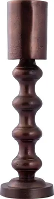 Produktbild von PTMD - Kerzenständer Nessa - Braun - 13x13x45cm