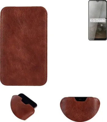 Produktbild von K-S-Trade Schutzhülle Handyhülle kompatibel mit Cubot Note 20 Handytasche Kunstleder Sleeve in braun