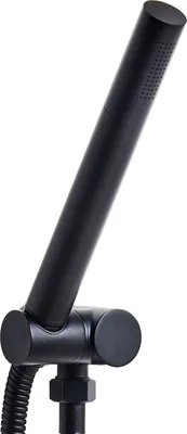 Produktbild von BELIANI Handbrause Schwarz Metall Rund Stab 1 Strahlart Modern Klassisch Duschkopf Badezimmer Stabhandbrause Stabbrause