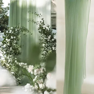 Immagine prodotto di Solidchoice - Tulle, 10 metri x 160 cm - Tulle morbido/elastico - Tessuto decorativo - Ideale per matrimoni/tende - Perfetto per gonne a balze/tulle - Materiale: poliestere - Organza