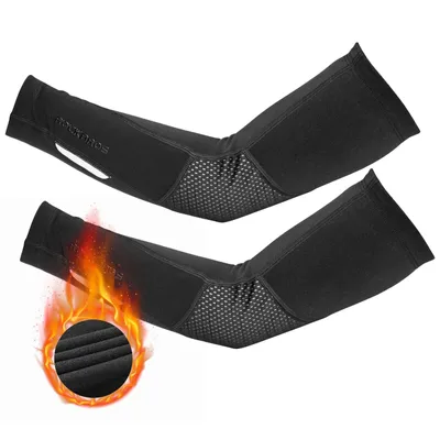 Produktbild von ROCKBROS Arm Sleeves Armwärmer Warm Ärmlinge Radsport Reflektierend Winter gr. XL