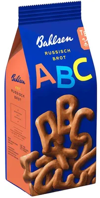 Image de Bahlsen ABC Pain russe, biscuits lettres, biscuits, cacao, biscuits, 100 g