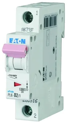 Obrázok produktu pre Nadprúdový istič 1P D 16A 6kA AC 286545 Eaton