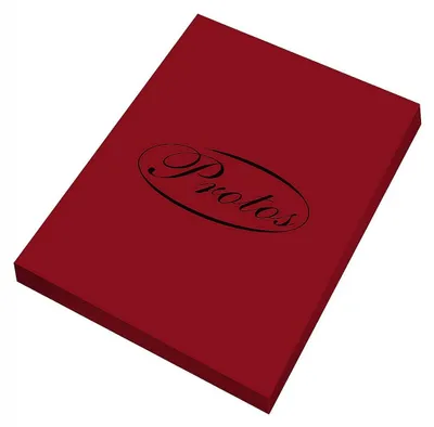 Produktbild von Protos Kopierpapier A4 160g bordeauxrot 50 Blatt