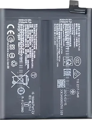Produktbild von Clappio, Austausch-Akku für OnePlus 12 5G Kapazität 5400mAh, Schwarz