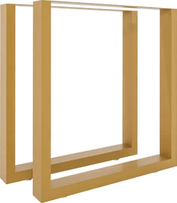 Produktbild von TPFLiving 2x Tischbeine Venix 70 cm gold