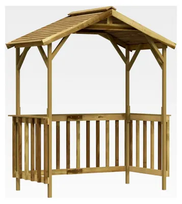 Produktbild von Grillpavillon aus imprägniertem Kiefernholz 163,5 x 93 x 210 cm