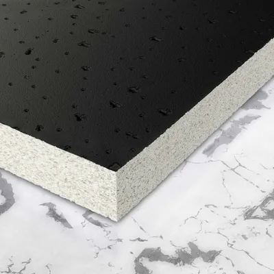 Produktbild von 10er-Set CALGARY | Mineralfaserplatte | 62x62cm | Schwarz | Rasterdeckenplatten | Raster Decken Platten Akustik