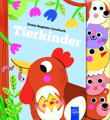 Produktbild von Erstes Register-Lernbuch - Tierkinder