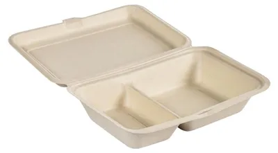 Produktbild von BioPak 205724, Zuckerrohr, Braun, 248 mm, 170 mm, 45 mm, 33 g