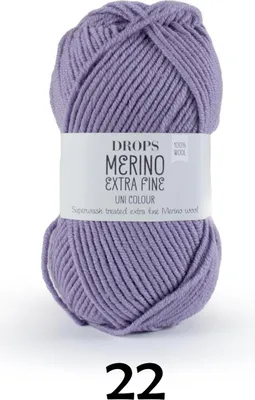 Image de DROPS Merino Extra Fine, Uni Colour 22 violett