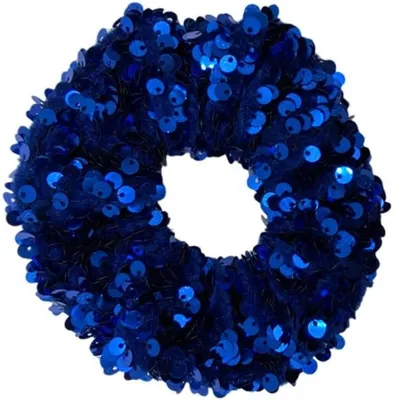 Imagen del producto de Scrunchies para el pelo con lentejuelas, 4 x 10 cm, 7 colores, elásticos, para el cabello